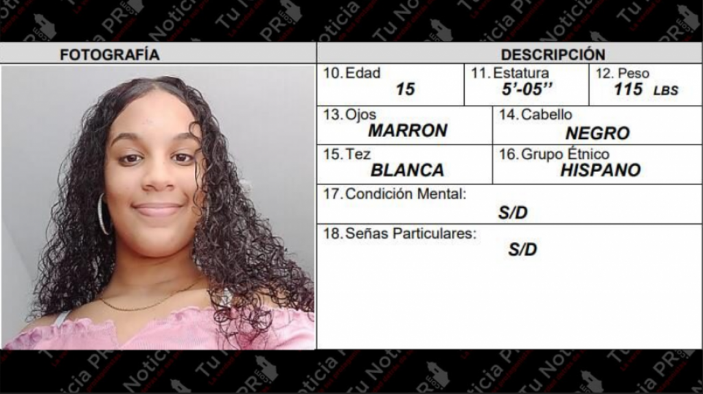  Desaparece una menor de edad en R&iacute;o Grande 
