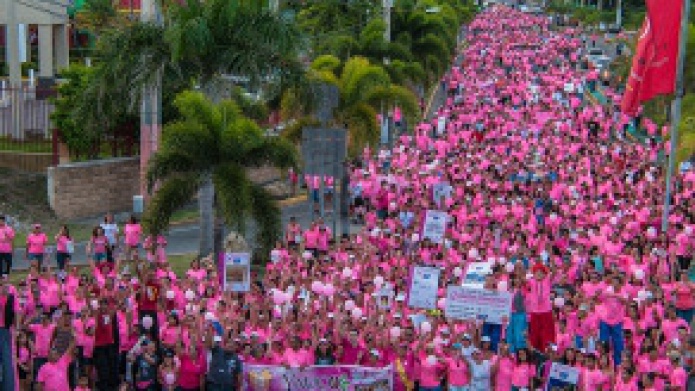 Catalogan Como Exitoso gran cierre marchas âAvancemos a Grandes Pasos Contra el CÃ¡ncer de Senoâ
