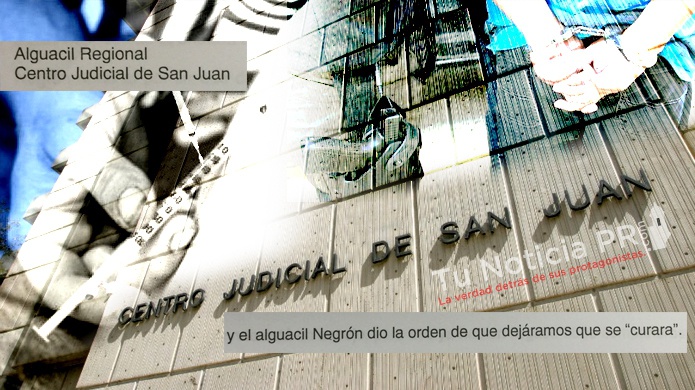 Alguaciles del tribunal de San Juan ayudan a una mujer a "Drogarse" para poder arrestarla