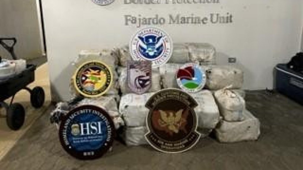  Federales incautan 1026 kilos de coca&iacute;na de embarcaci&oacute;n que intentaba llegara la costa sureste de Puerto Rico 