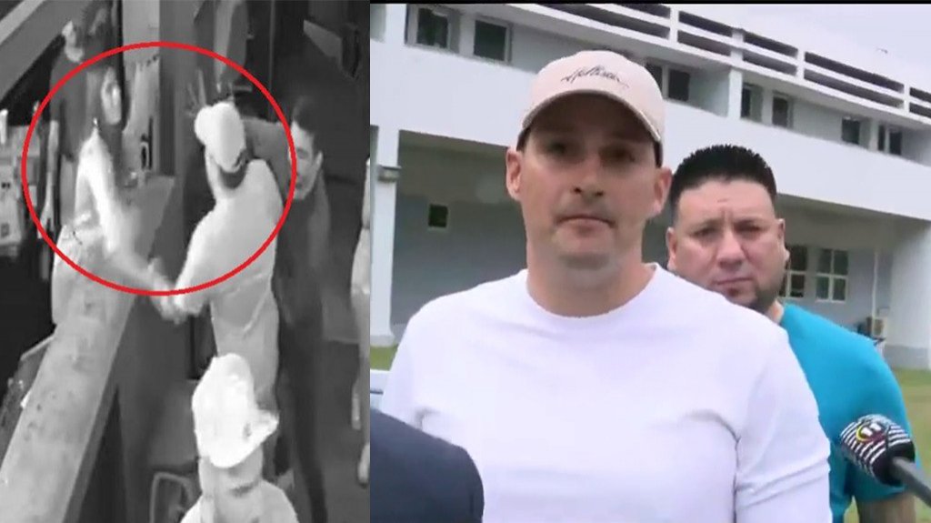  Video:Hombres involucrados en agresi&oacute;n a mesera en Mayag&uuml;ez acuden a la comandancia de la Polic&iacute;a 