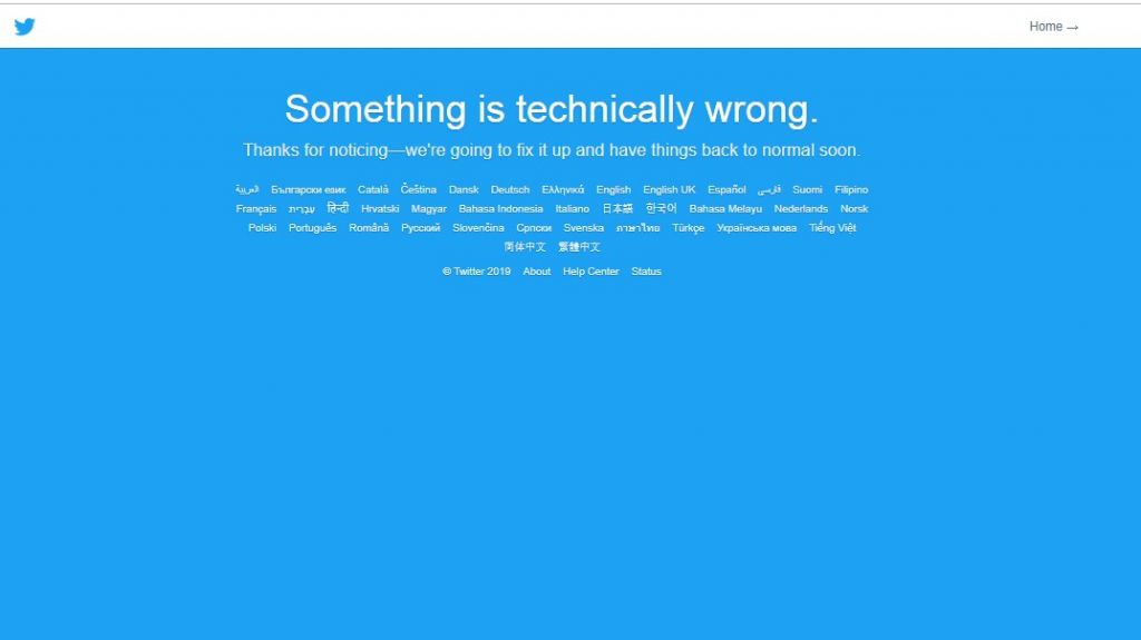  Twitter registra caídas en varias partes del mundo 