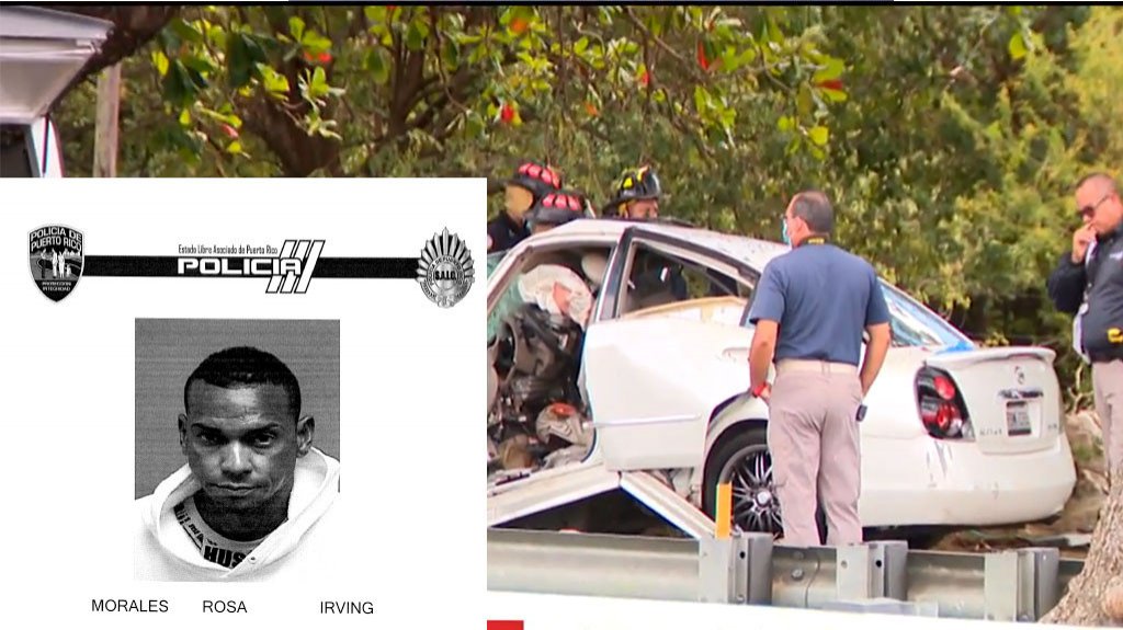  Video: Se mata en al chocar con un &aacute;rbol hombre buscado por ley 54 en Arroyo 