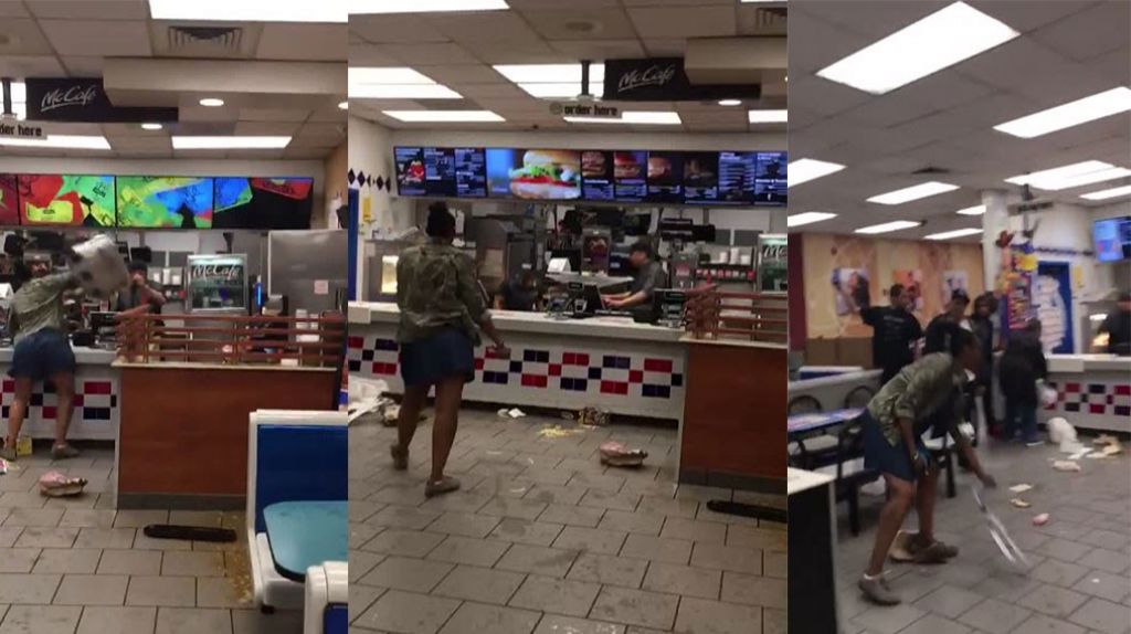 Video: El &ldquo;Royal Rumble&rdquo; entre clienta y empleada de &ldquo;Fast Food en Estados Unidos 