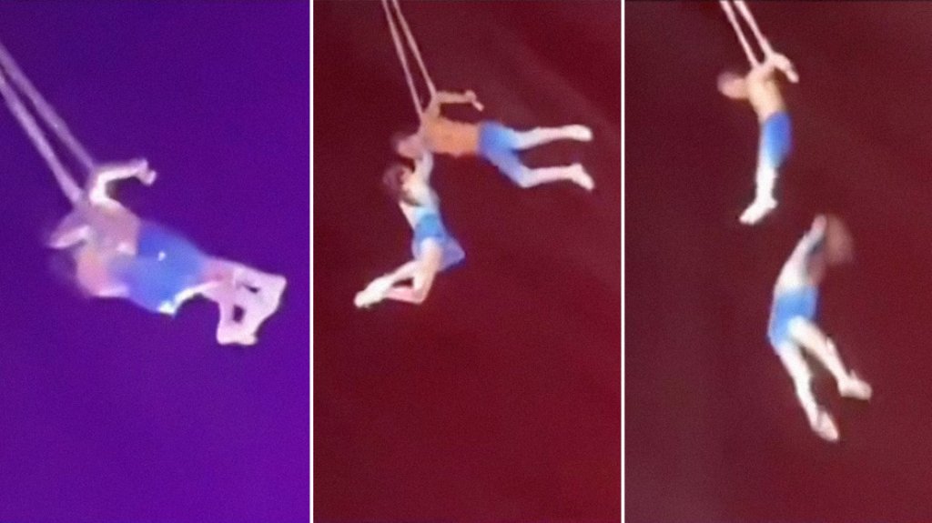  Video: Acróbata fallece en espectáculo aéreo en China tras caída desde gran altura 