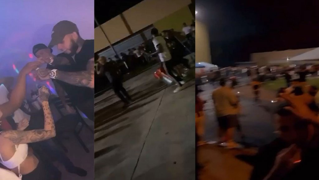  Viral Video de “Party” Boricua sin mascarillas anoche, hasta con batucada 