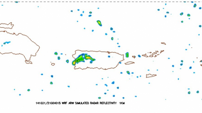 Fuertes aguaceros esta tarde en el Interior y Oeste...