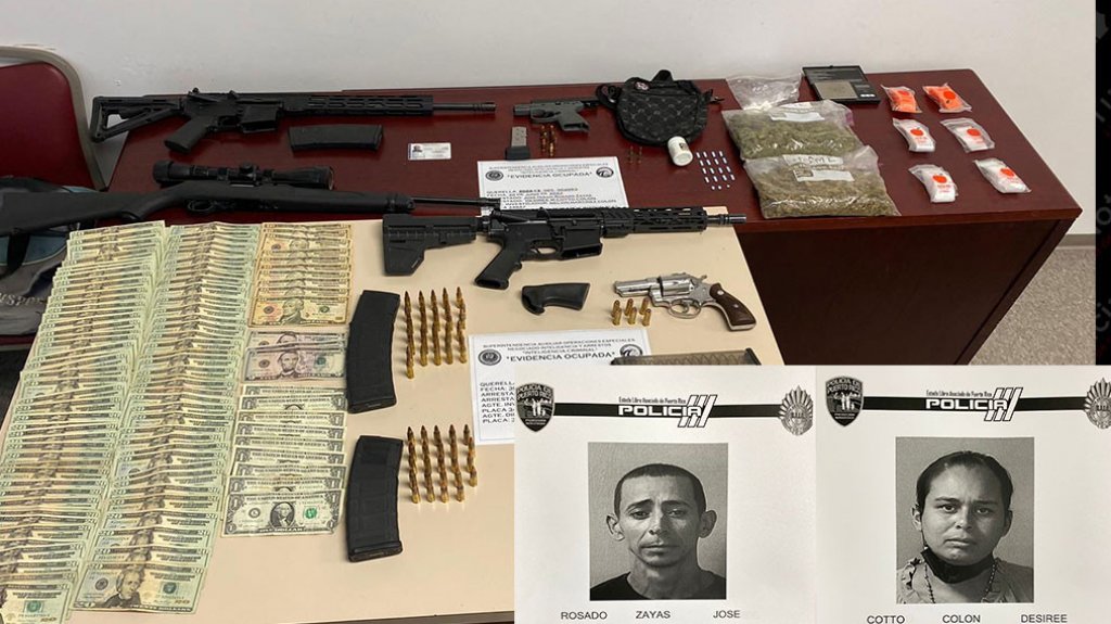  Cargos por armas y drogas a pareja de Aibonito 