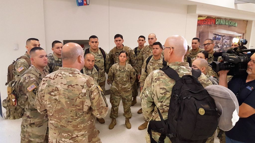  M&aacute;s soldados boricuas partieron al Medio Oriente 