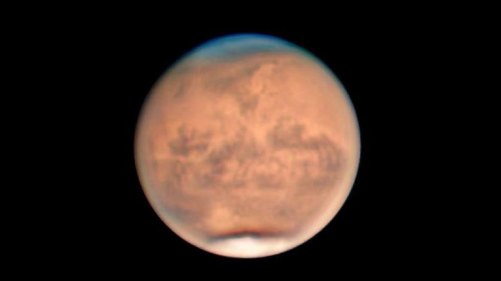  Captan tormenta en Marte desde la isla 