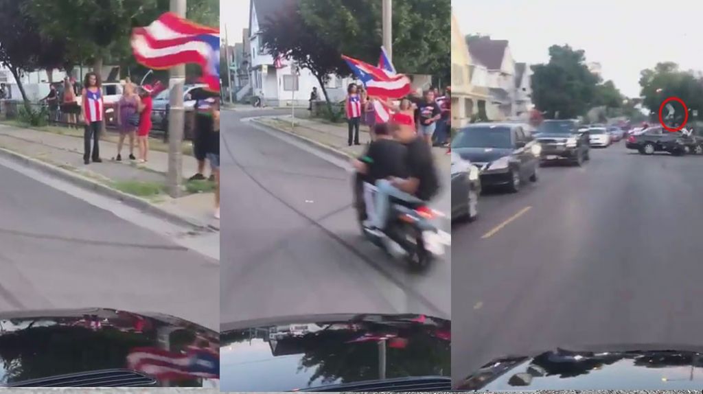  Video capta el momento de accidente de motora durante parada puertorrique&ntilde;a en Estados Unidos 