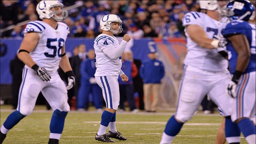  Vinatieri, de 45 a&ntilde;os, no ve cerca su retiro y espera batir la marca de Andersen 