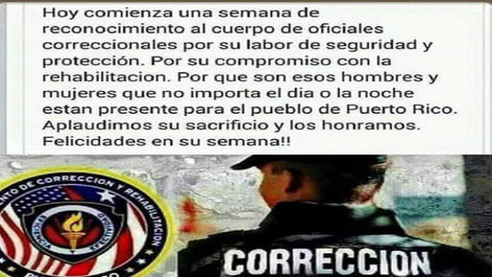 Comienza la semana del Oficial Correccional 