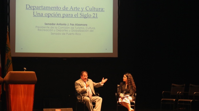 Fas defiende su propuesta de crear el Departamento de Arte y Cultura, con rango de Gabinete Constitucional
