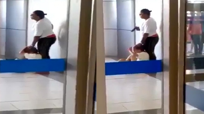 Video: Asaltaron un banco, intentaron atacar una mujer, pero no sabÃ­a que era militar 