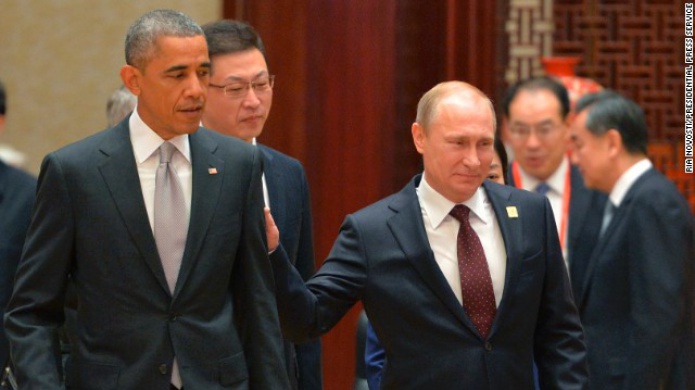 Obama y Putin tienen un breve encuentro durante la cumbre de la APEC en China