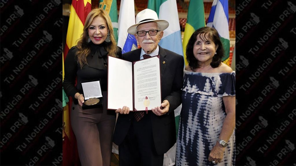  Senado reconoce labor de legislador municipal de Mayag&uuml;ez de 99 a&ntilde;os 