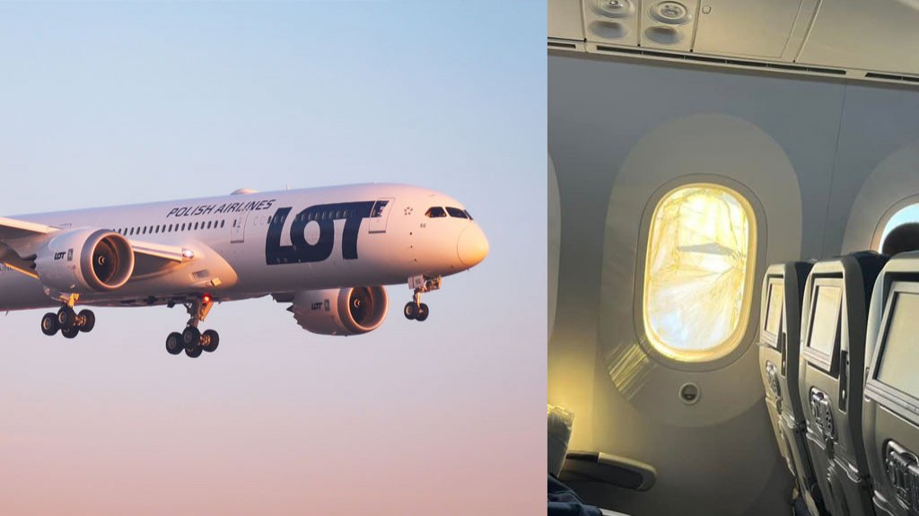  VIDEO:Momentos de pánico cuando se agrieto la ventanilla de un avión de pasajeros con destino a Toronto 