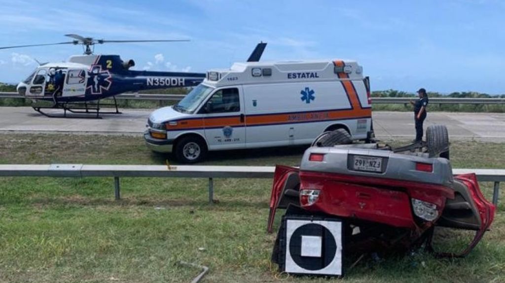  Identifican personas heridas en accidente de auto en Santa Isabel 