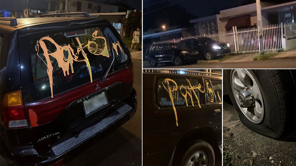  Video: Mujer en Puerto Rico destruye el auto de sus vecinos por ser Gay 