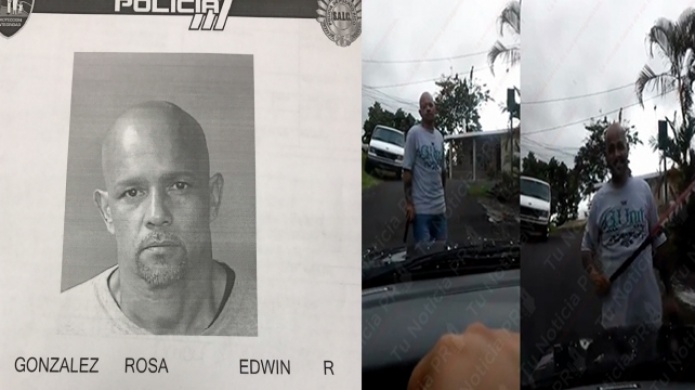 Preso y fichado hombre grabado en video agrediendo su sobrina con un bate en Caguas 