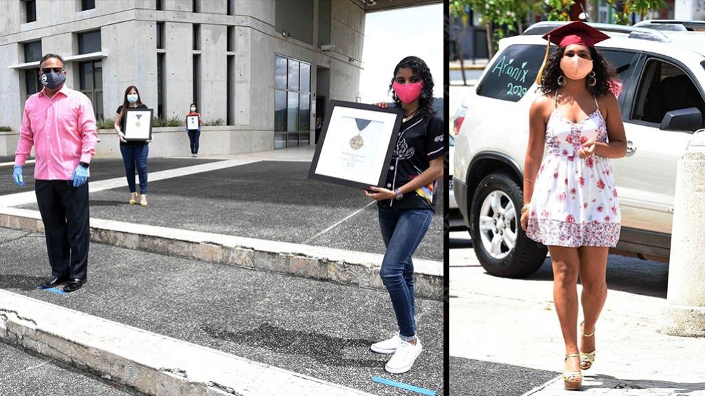  Caguas reconoce a estudiantes de cuarto a&ntilde;o bajo estrictas medidas de distanciamiento social 