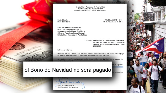 Ultima Hora: Gobierno anuncia "No" pagara el bono de Navidad este 4 de Diciembre 