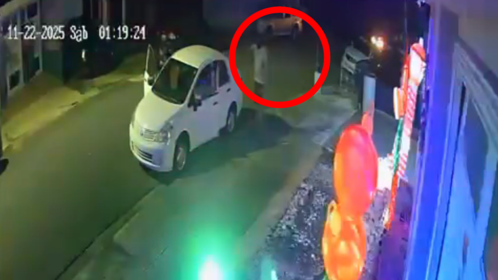  Publican el video del momento en que guardia de Corrección da muerte al asaltante de sus hijos en Hato Rey 