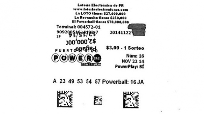 Primer millonario del Powerball en PR, con 3 pesitos en Carolina 