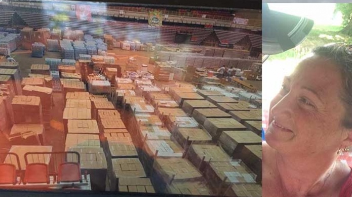 Video: Voluntaria vino de Estados Unidos ayudar en la emergencia y dice fue engaÃ±ada y que los suministros no los reparten 