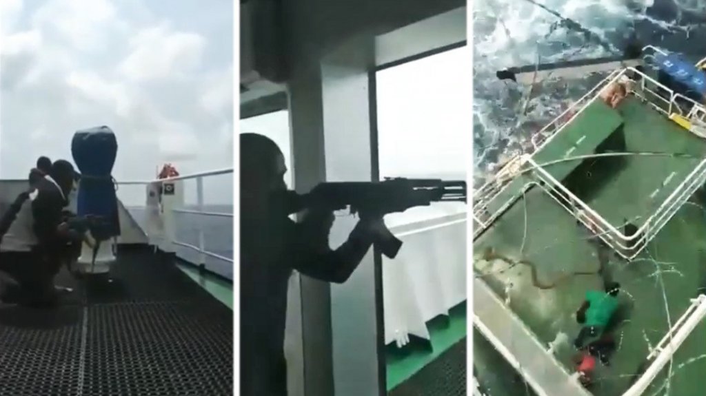  VIDEO: Tripulantes filman c&oacute;mo su barco es atacado por piratas en el golfo de Guinea 