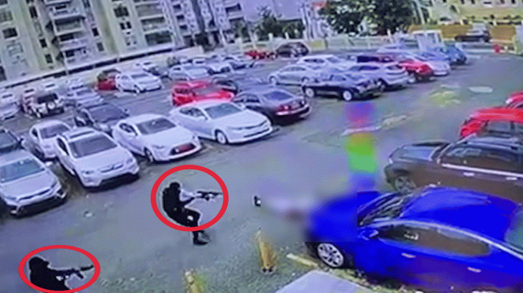  Publican video del momento en que un hombre fue acribillado a tiros ayer en Condado 