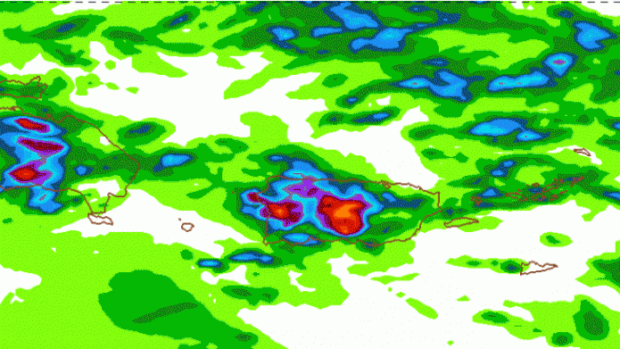 Alto potencial de aguaceros y tronadas, cada tarde...
