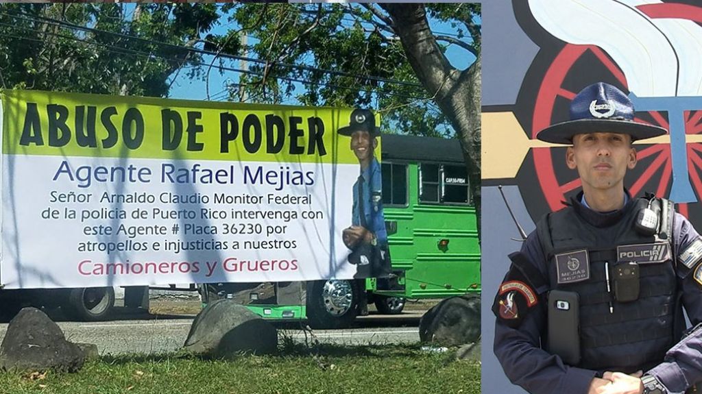  Video: Camioneros protestaban en contra de agente de tránsito de San Juan “que los tiene derechitos”, pero “no les salió el truco”  