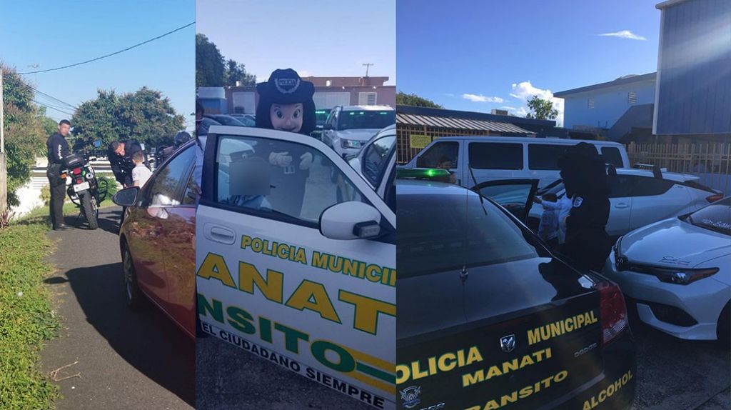  Fotos: Con escolta policiaca llega a su primer d&iacute;a de clases hijo de polic&iacute;a asesinado en Vega Baja 