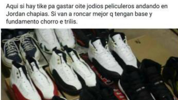 Presume sus Tenis "Jordán" por Facebook y su ex esposa lo amenaza con ASUME