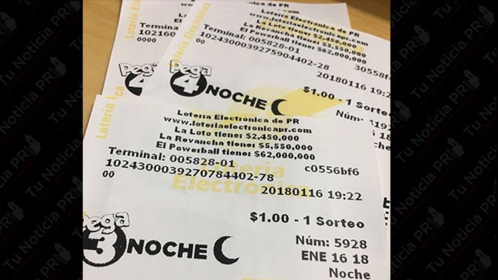 Sorteos de la Loter&iacute;a Electr&oacute;nica de Puerto Rico del mi&eacute;rcoles, 11 de abril de 2018. 