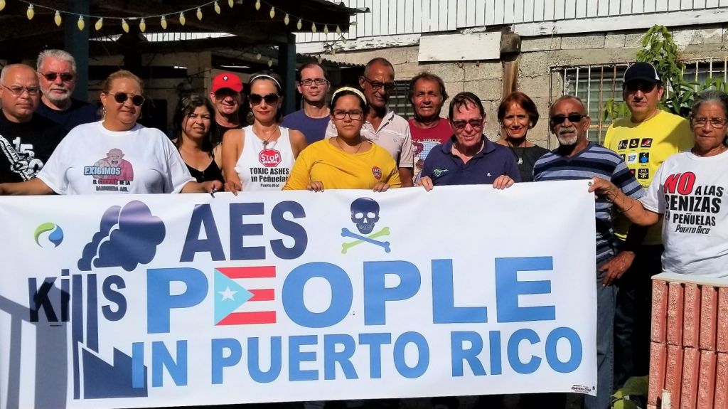  Activistas puertorrique&ntilde;os depondr&aacute;n ma&ntilde;ana ante la EPA contra propuestas que beneficiar&iacute;a a la carbonera AES 