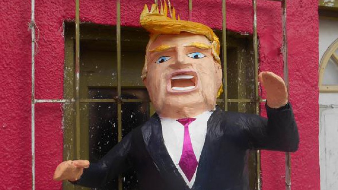 Obra de un mexicano, las piÃ±atas de Trump ahora son pedidas desde EE.UU.