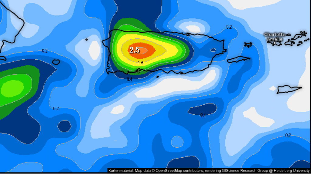  El potencial de lluvias aumenta gradualmente 