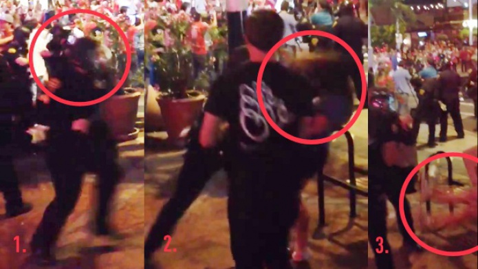 Video: PolicÃ­a de Tucson agrede brutalmente a una joven sin motivo alguno en EE.UU.