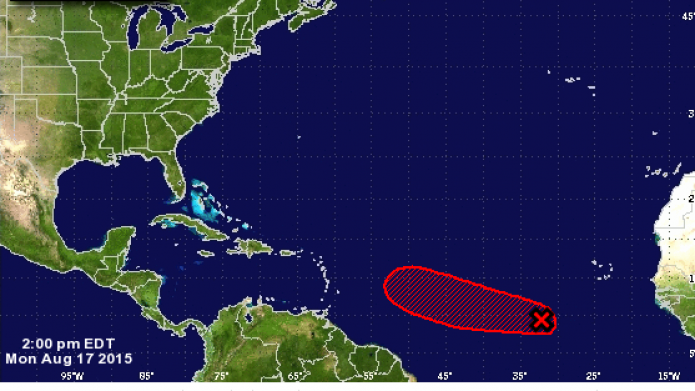 Hasta un 70% de posibilidad de  desarrollo para Onda Tropical...