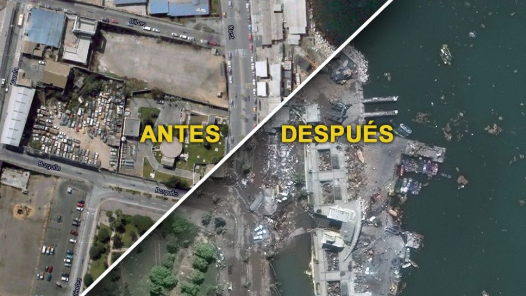  Video: Im&aacute;genes satelitales del tsunami en Indonesia 