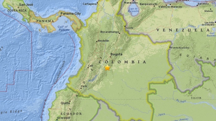 Un sismo de magnitud 5,4 sacude Colombia (Fotos y Videos)