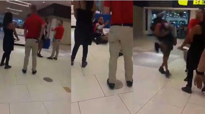 En video empleado de compañía Claro golpea un joven con problemas mentales en Bayamón 