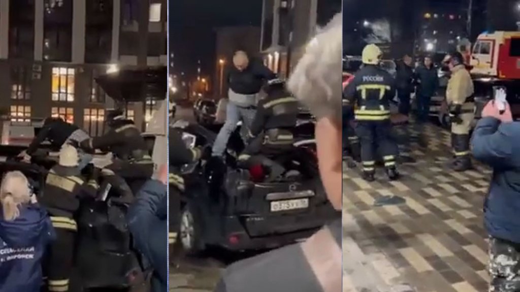  Video: Un ruso borracho sobrevive a una caída de 19 pisos: “Parecía muy feliz, incluso cantaba” 