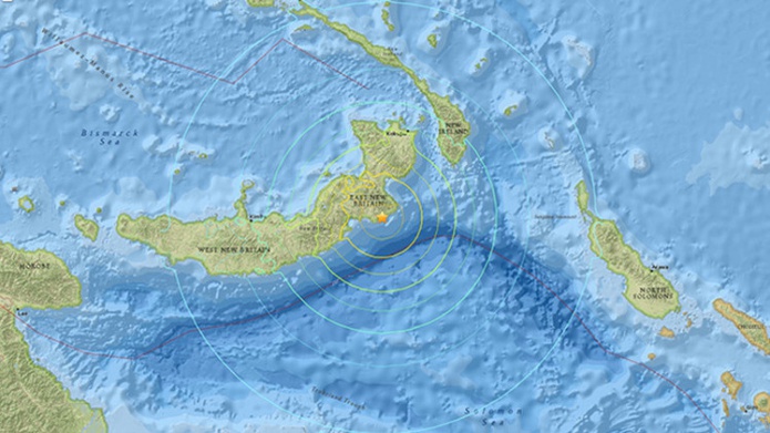 Alerta de tsunami tras un terremoto de magnitud 7,4 en PapÃºa Nueva Guinea