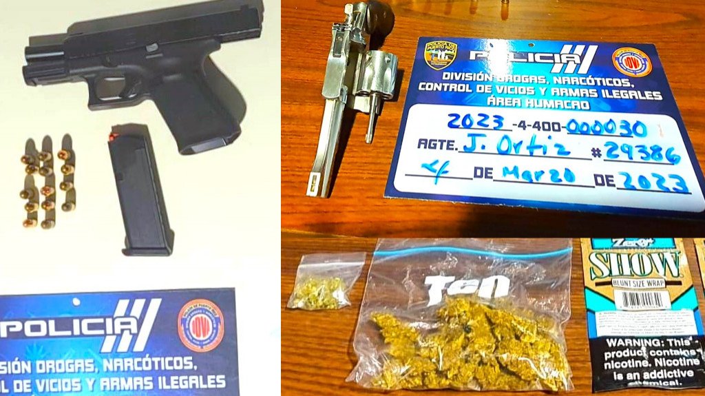  Operativos en negocios de Maunabo, Yabucoa y Humacao deja 4 arrestados adem&aacute;s de ocupar armas y dragos 