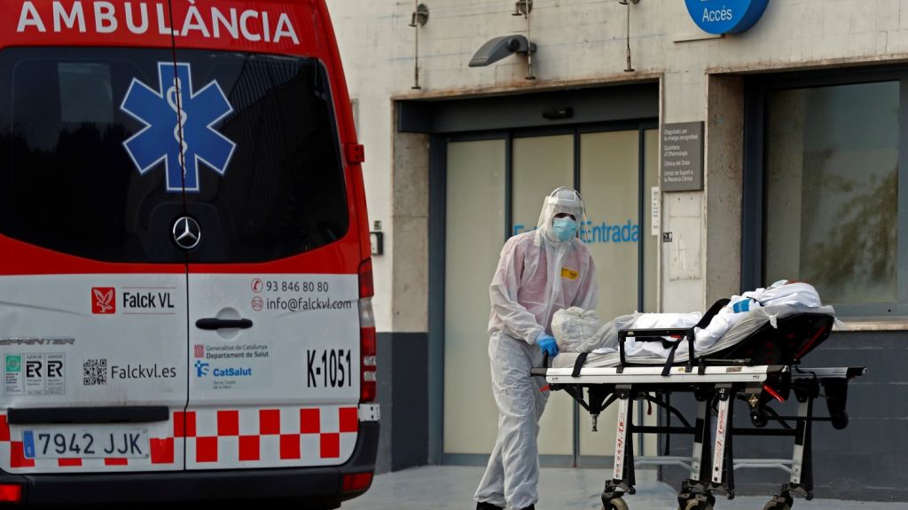  Espa&ntilde;a reporta 757 muertos en &uacute;ltimas 24 horas por coronavirus 