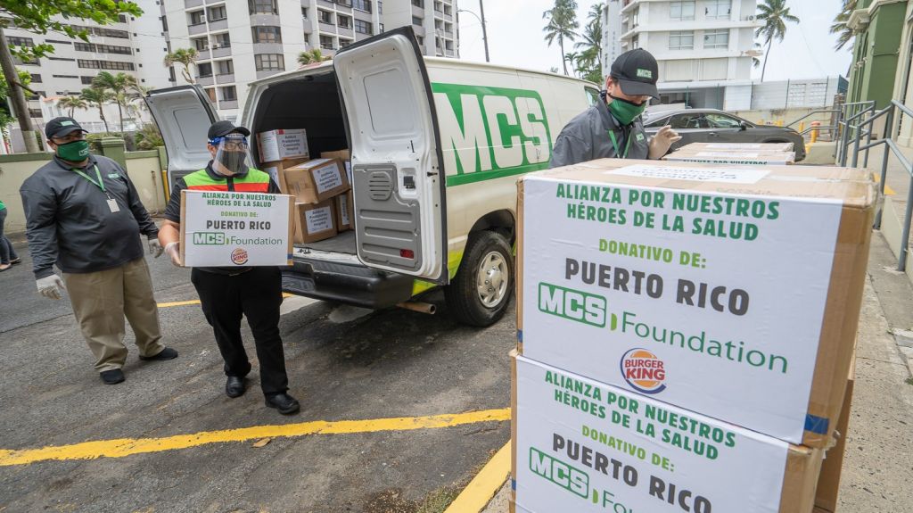  MCS y Burger King comienzan a distribuir equipo de protecci&oacute;n personal para ayudar a cerca de 25 mil profesionales de la salud 